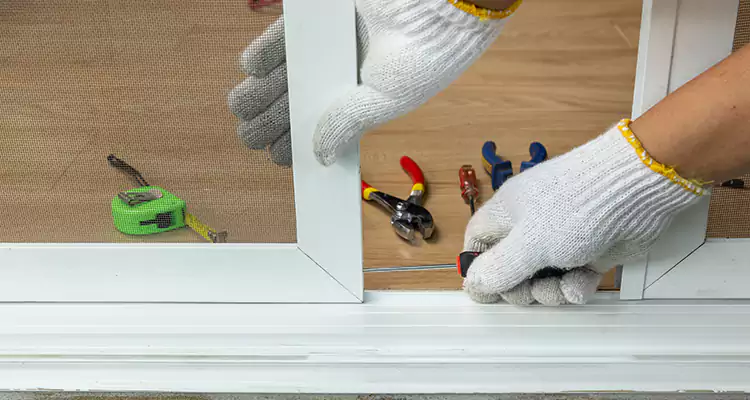 Sliding Glass Door Off Rails Repair in Bartow, FL