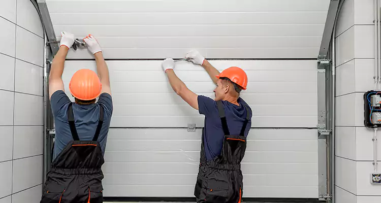 Garage Door Bottom Panel Repair in Bartow, FL
