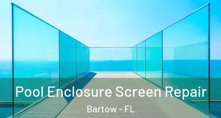  Pool Enclosure Screen Repair Bartow - FL